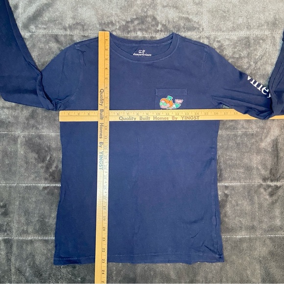 Vineyard Vines St. Paddy's Day Long Sleeve Shirt Navy Women’s XXS - Picture 8 of 8